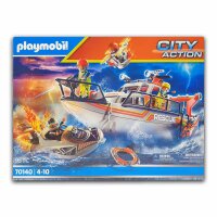 Playmobil 70140 Seenot Löscheinsatz mit Rettungskreuzer
