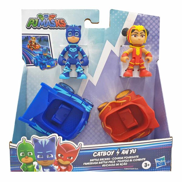 Hasbro PJ Masks Catboy vs An Yu Fahrzeuge Battle-Pack F2843